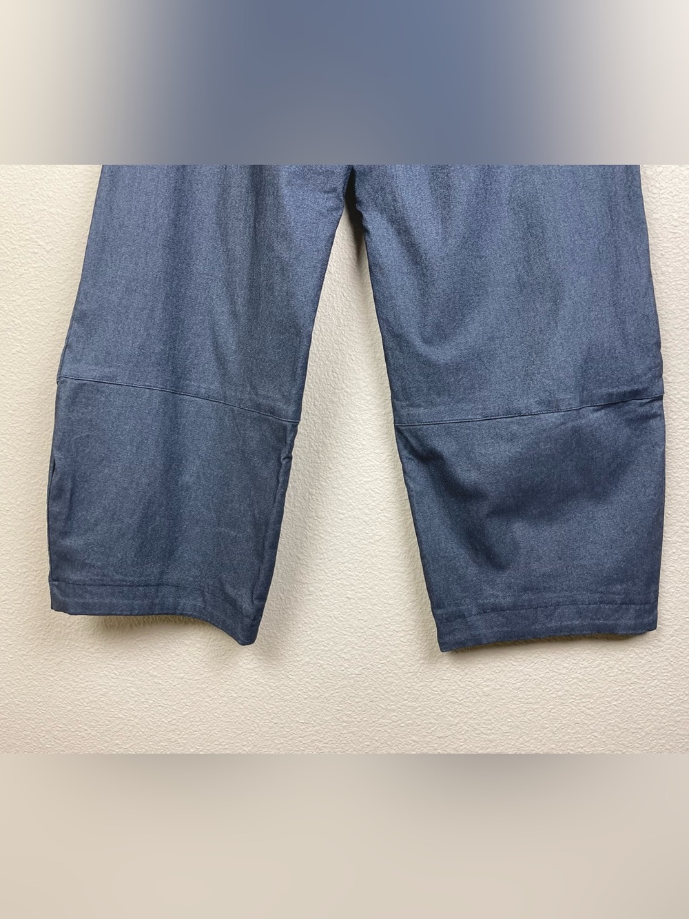 Porto San Francisco Women's 6 Chambray Barrel Leg Capri Pants Patch Pockets Zip - Picture 12 of 16